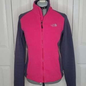 THE NORTH FACE Fleece Pink & Black Jacket